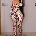 Abstract Art Print Jumpsuit: A Bold Statement for a Stylish and Confident Look, Bodysuits for Women, Birthday Outfits for Women