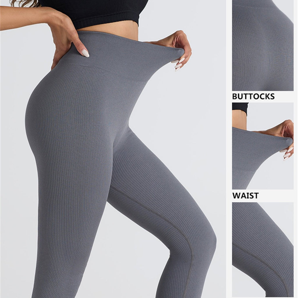 COODO Sporty High Stretch Leggings, Ladies Sportswear, Yoga Pants, Workout Leggings, Gym Outfits for Women, Fall Outfits, High Stretch Design, Fashionable and Comfortable, 2024 Fall Women's High Waist Sports Leggings