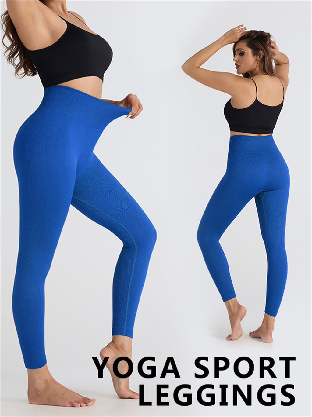 COODO Sporty High Stretch Leggings, Ladies Sportswear, Yoga Pants, Workout Leggings, Gym Outfits for Women, Fall Outfits, High Stretch Design, Fashionable and Comfortable, 2024 Fall Women's High Waist Sports Leggings