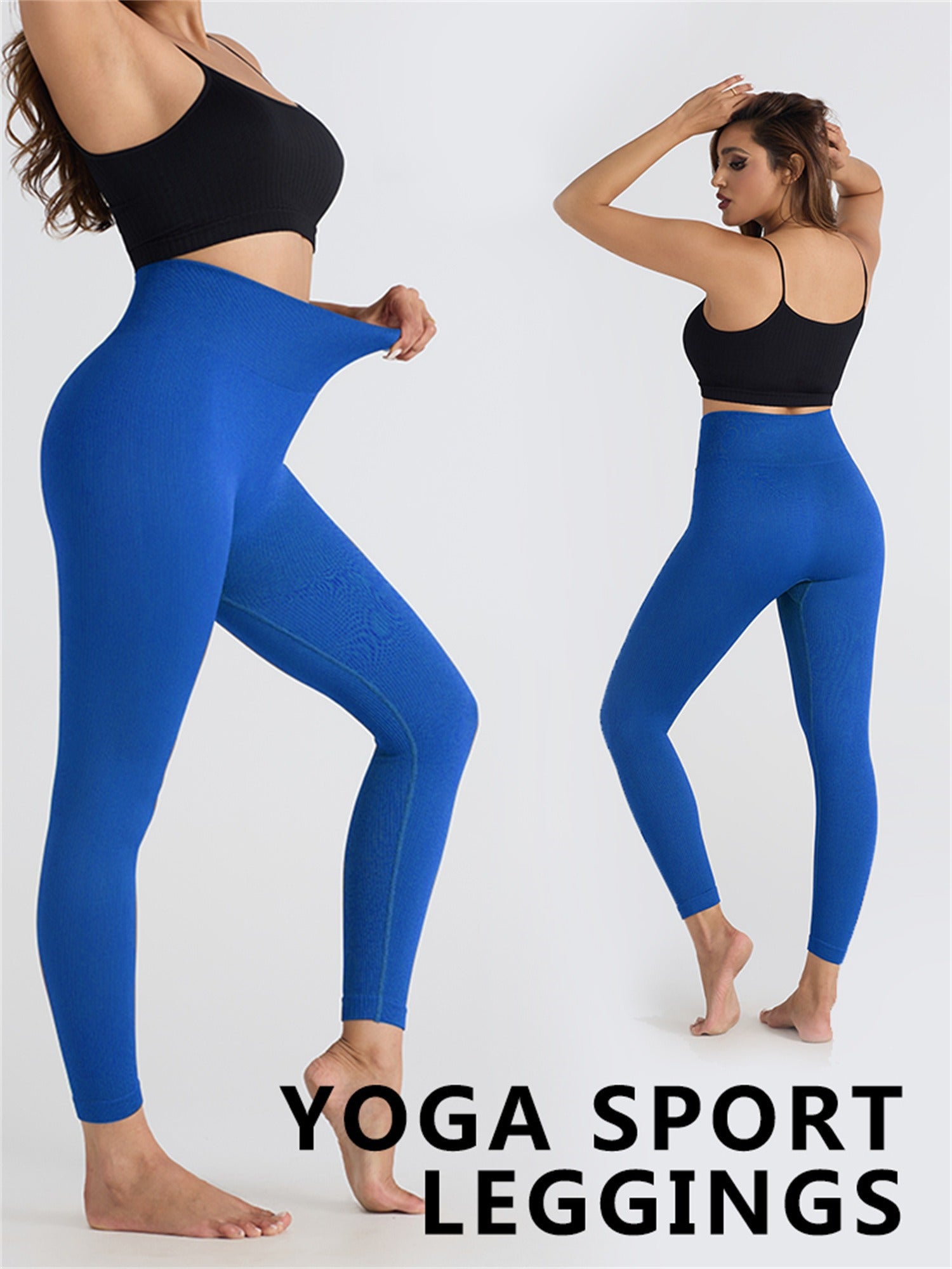COODO Sporty High Stretch Leggings, Ladies Sportswear, Yoga Pants, Workout Leggings, Gym Outfits for Women, Fall Outfits, High Stretch Design, Fashionable and Comfortable, 2024 Fall Women's High Waist Sports Leggings