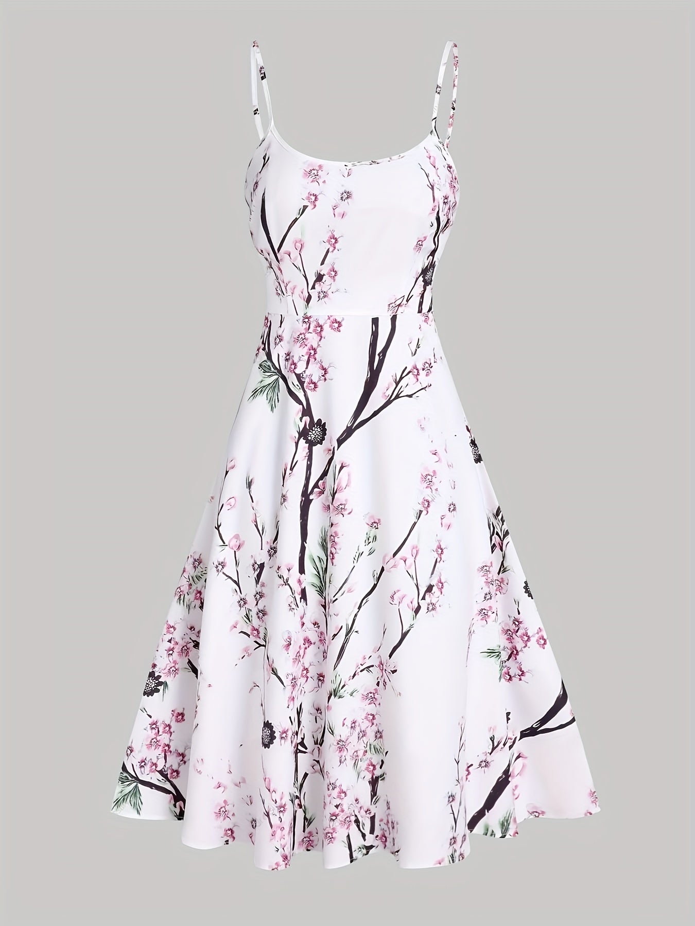 Two-Piece Elegance Set - Short Sleeve Surplice Neck Belted Top & Floral Print Flared Skirt Outfit with Comfortable Fabric, Adjustable Waist, and Chic Design - Women's Clothing for Formal Occasions