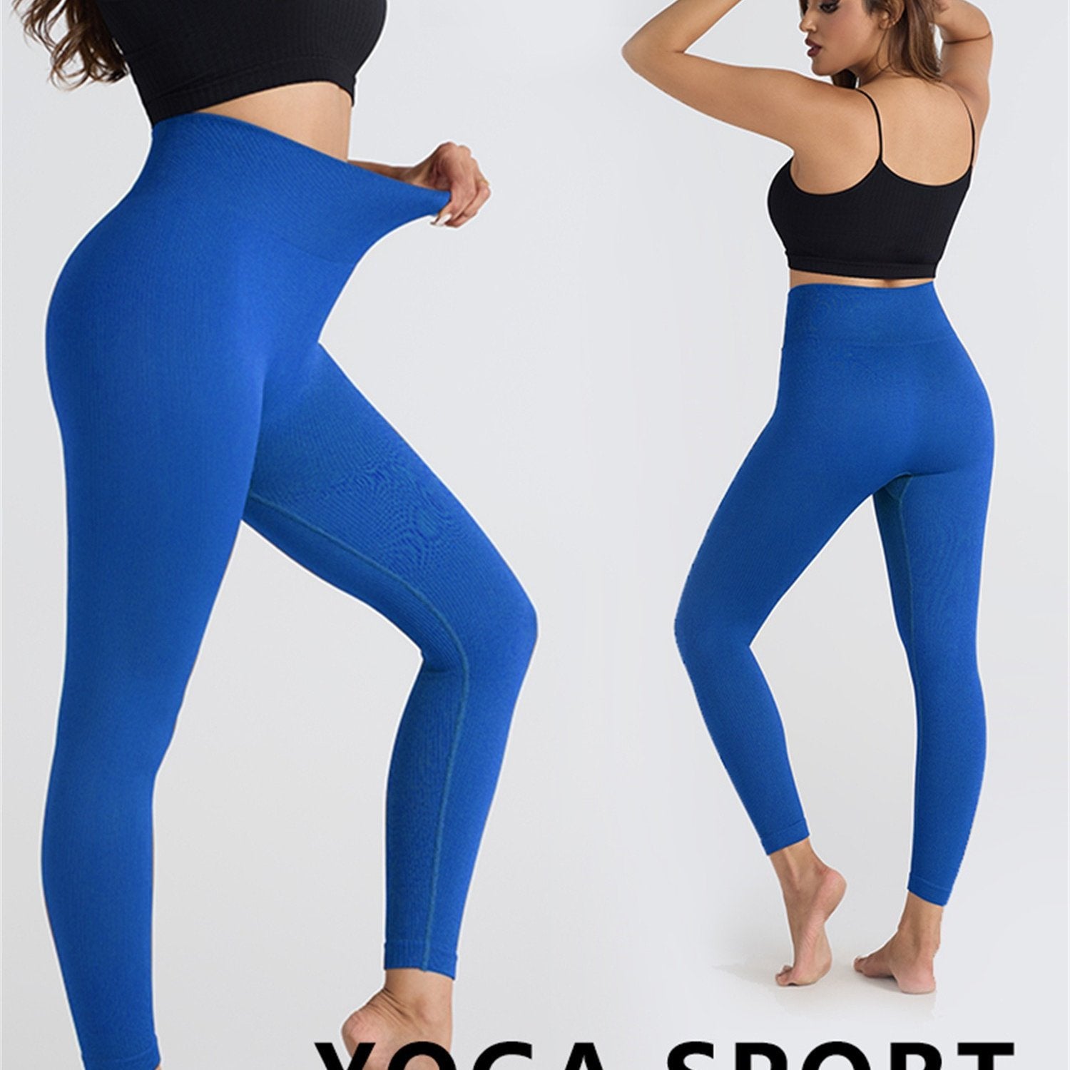 COODO Sporty High Stretch Leggings, Ladies Sportswear, Yoga Pants, Workout Leggings, Gym Outfits for Women, Fall Outfits, High Stretch Design, Fashionable and Comfortable, 2024 Fall Women's High Waist Sports Leggings