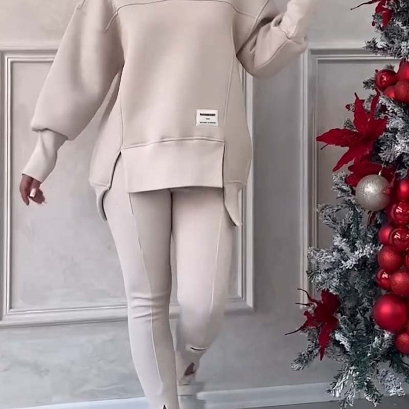 Comfortable Plus Size Women'S Casual Long Sleeve Color Block Athletic Top and Pants Set, Plus Size Workout Clothes for Women, Gym Outfits for Women Set Plus Size, Gym Clothes Women, Womens Plus Size Workout Clothes, Gym Outfi