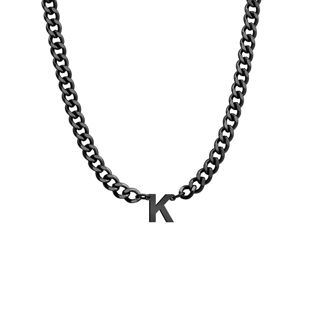 Initial Necklace Chain Initial Necklace Personalized Letter Initial Necklace Rope Chain Necklace With Initial чокер из бисера
