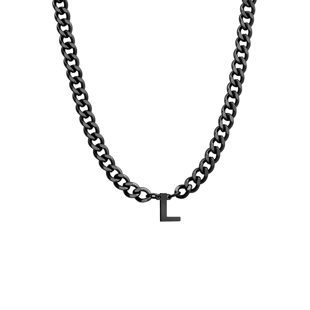 Initial Necklace Chain Initial Necklace Personalized Letter Initial Necklace Rope Chain Necklace With Initial чокер из бисера