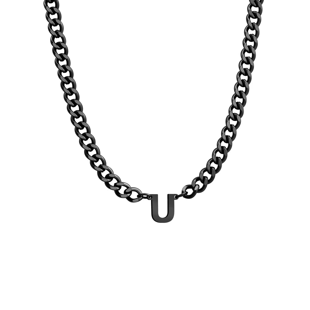 Initial Necklace Chain Initial Necklace Personalized Letter Initial Necklace Rope Chain Necklace With Initial чокер из бисера