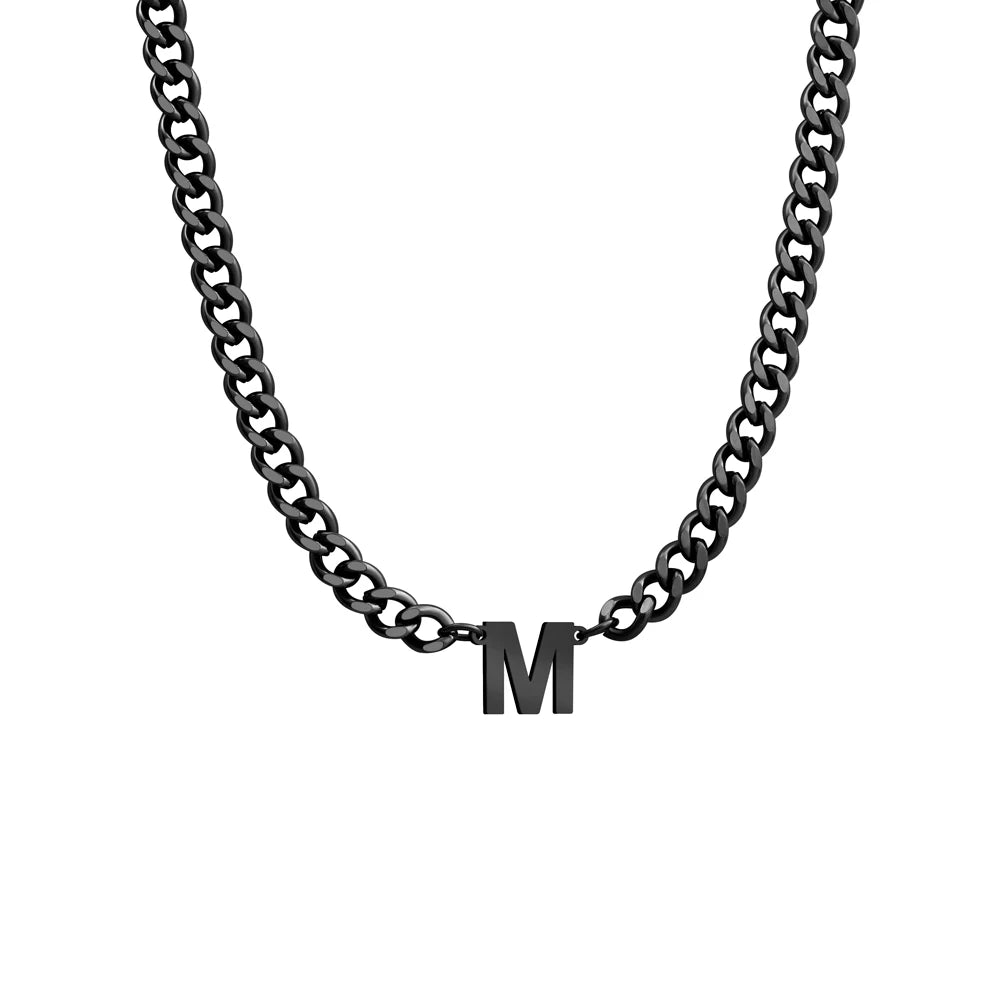 Initial Necklace Chain Initial Necklace Personalized Letter Initial Necklace Rope Chain Necklace With Initial чокер из бисера