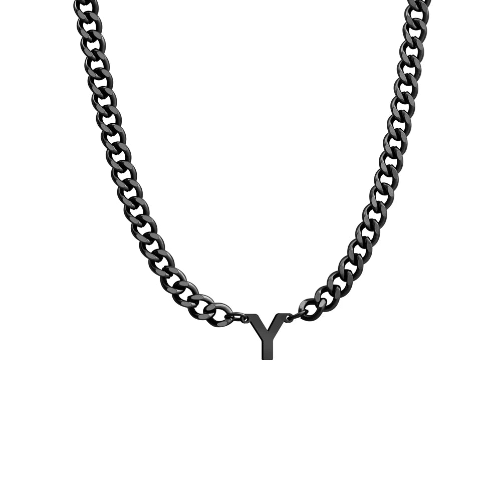 Initial Necklace Chain Initial Necklace Personalized Letter Initial Necklace Rope Chain Necklace With Initial чокер из бисера