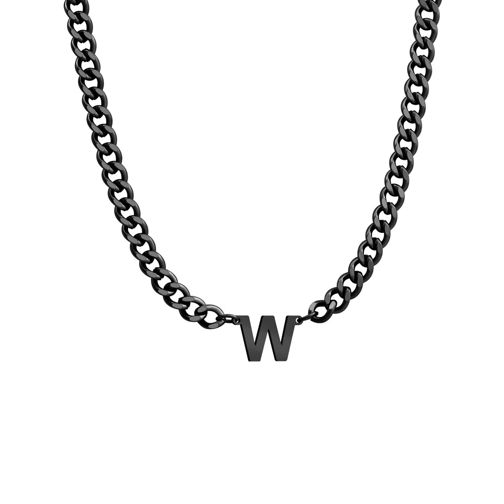 Initial Necklace Chain Initial Necklace Personalized Letter Initial Necklace Rope Chain Necklace With Initial чокер из бисера
