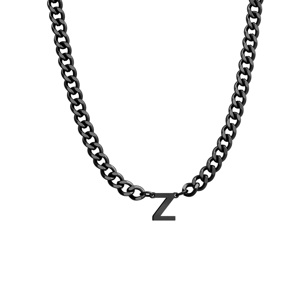 Initial Necklace Chain Initial Necklace Personalized Letter Initial Necklace Rope Chain Necklace With Initial чокер из бисера