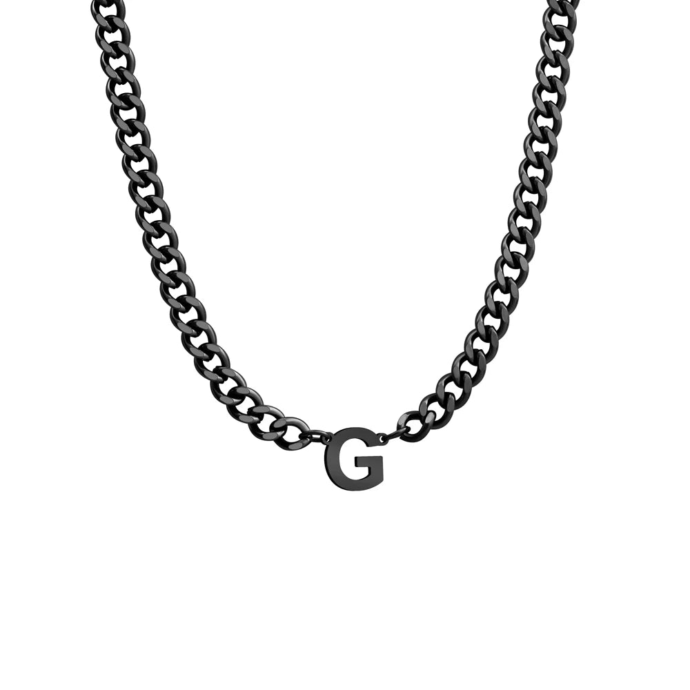 Initial Necklace Chain Initial Necklace Personalized Letter Initial Necklace Rope Chain Necklace With Initial чокер из бисера