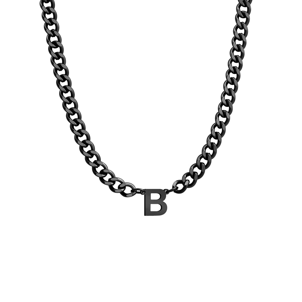 Initial Necklace Chain Initial Necklace Personalized Letter Initial Necklace Rope Chain Necklace With Initial чокер из бисера
