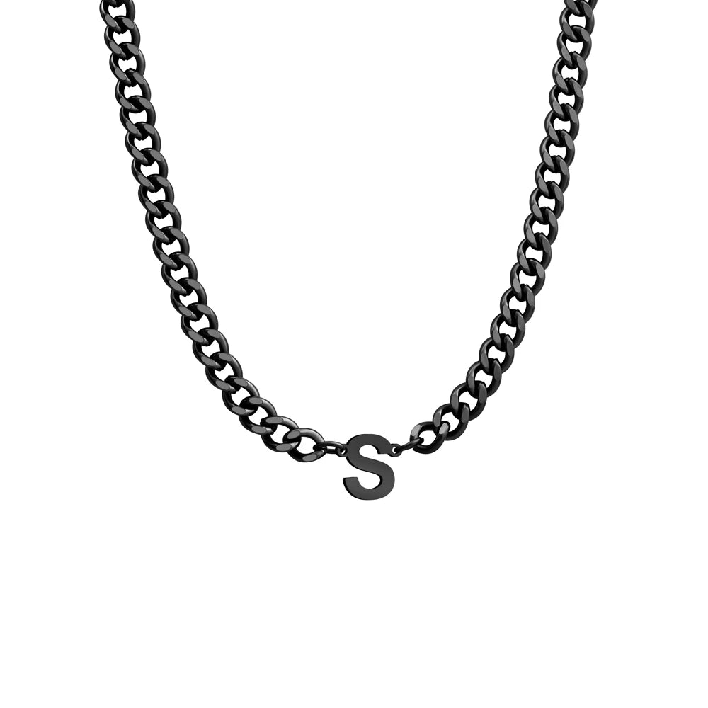 Initial Necklace Chain Initial Necklace Personalized Letter Initial Necklace Rope Chain Necklace With Initial чокер из бисера