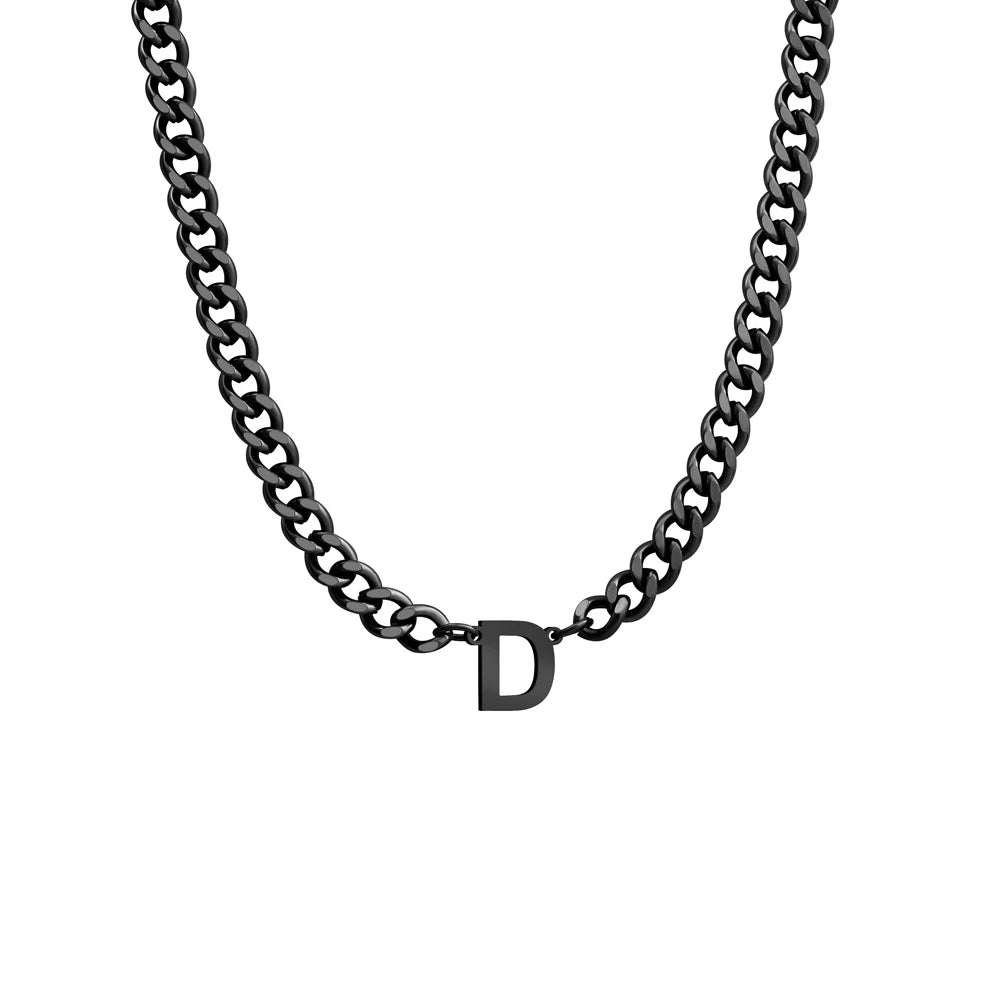 Initial Necklace Chain Initial Necklace Personalized Letter Initial Necklace Rope Chain Necklace With Initial чокер из бисера