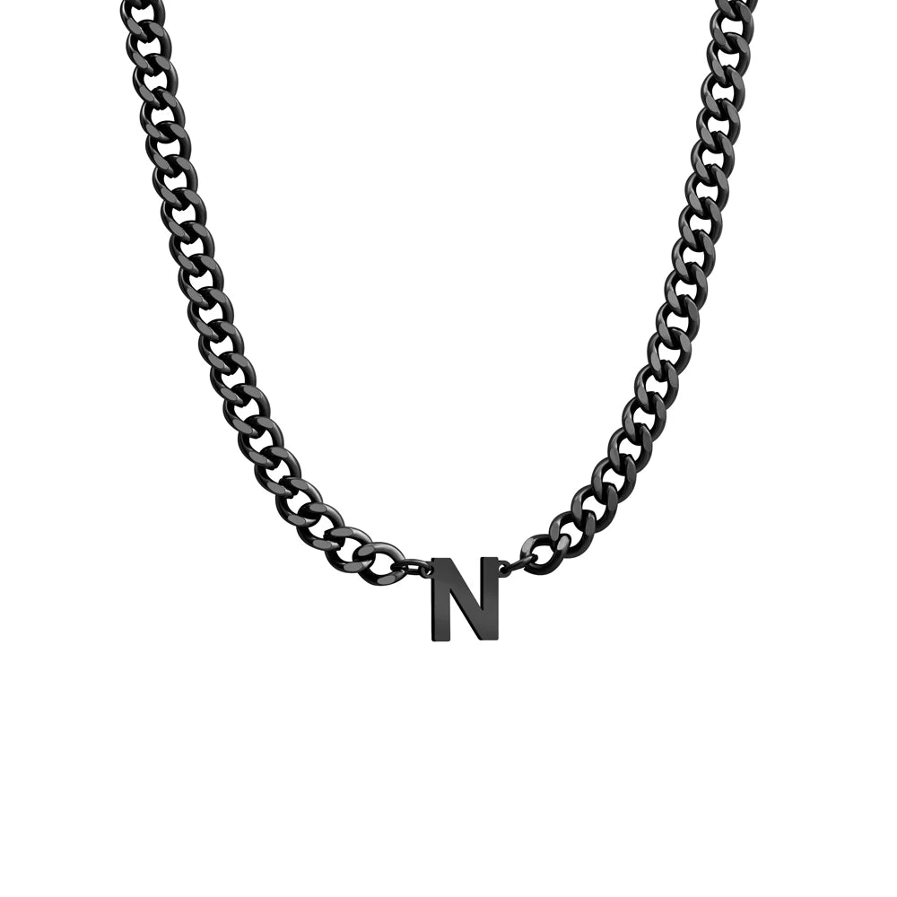 Initial Necklace Chain Initial Necklace Personalized Letter Initial Necklace Rope Chain Necklace With Initial чокер из бисера