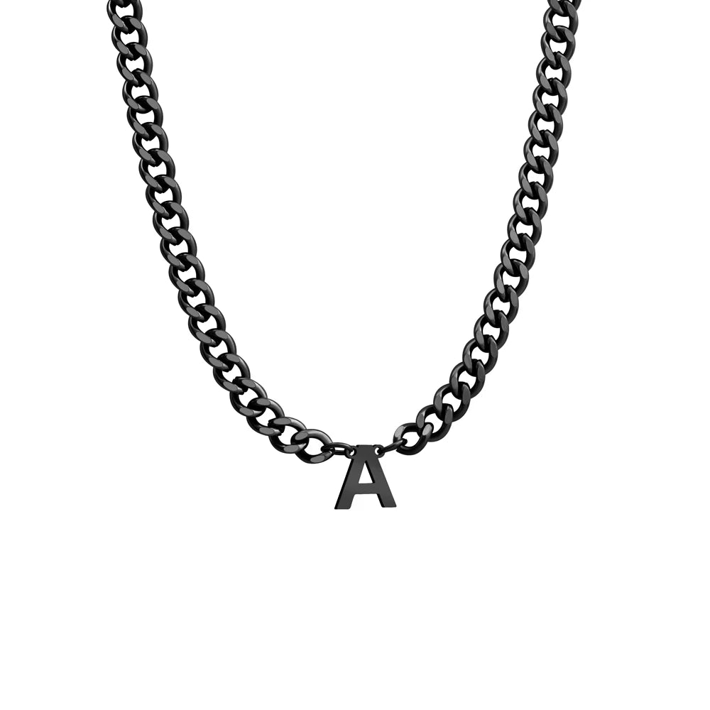 Initial Necklace Chain Initial Necklace Personalized Letter Initial Necklace Rope Chain Necklace With Initial чокер из бисера