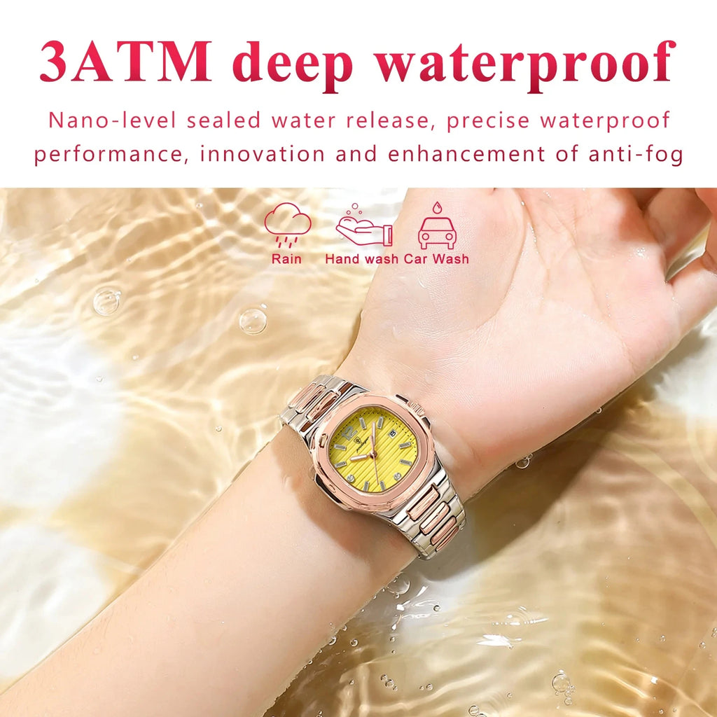 POEDAGAR Luxury Woman Watch Sports Quartz Ladies Watch for Women Waterproof Luminous Female Clock Dress Women's Watches 708