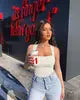 2025 Wholesale Women's Bodysuit Jumpsuit European American Fashionable Design Oversized Square Tight Skinny Fit Solid for Summer