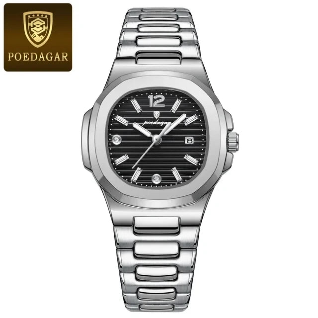 POEDAGAR Luxury Woman Watch Sports Quartz Ladies Watch for Women Waterproof Luminous Female Clock Dress Women's Watches 708