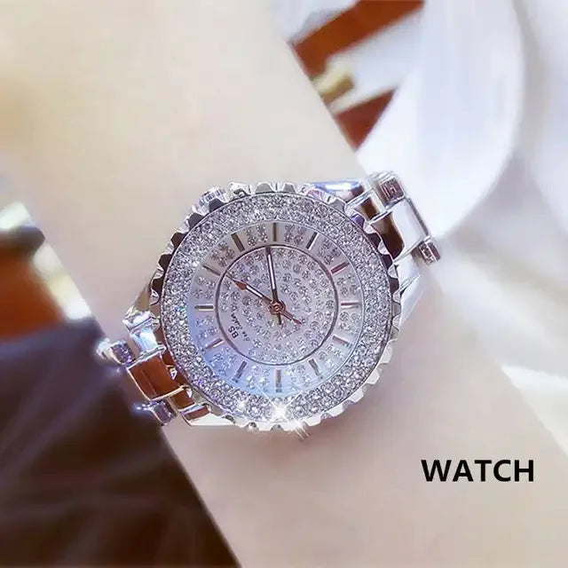 BS BEE SISTER 0280 Full New Ceramic Strap Design Women Diamond Quartz Watches Luxury White Dress Bracelet Fashion Ladies Watch