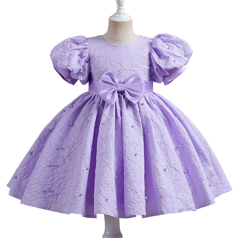 New Kids Dresses for Girls Tutu Princess Children Evening Party Dress Children Flower Girls Wedding Dress Vestido 5 6 7 8 Year