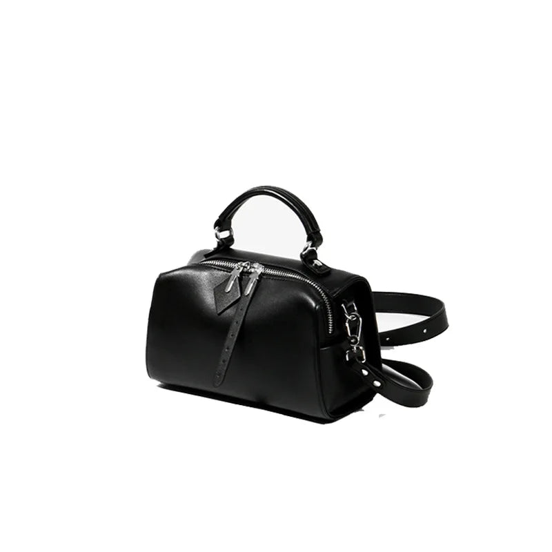2025 New Retro High-End Soft Leather Handbag New Fashion Commuter Crossbody Bag High-End Pillow Bag