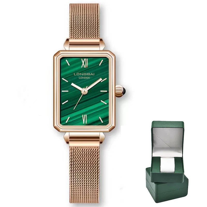 High Quality Fashion Sunray Ladies Watch Luxury Stainless Steel Mesh Band Quartz Watches for Women