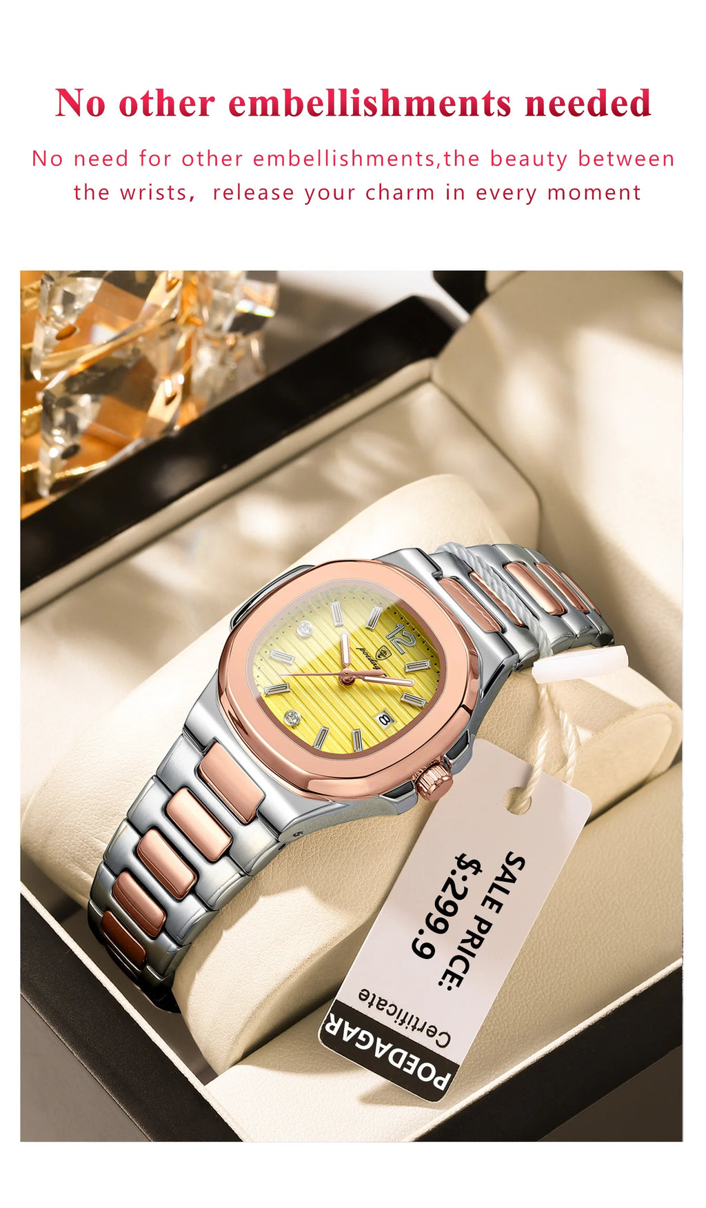 POEDAGAR Luxury Woman Watch Sports Quartz Ladies Watch for Women Waterproof Luminous Female Clock Dress Women's Watches 708