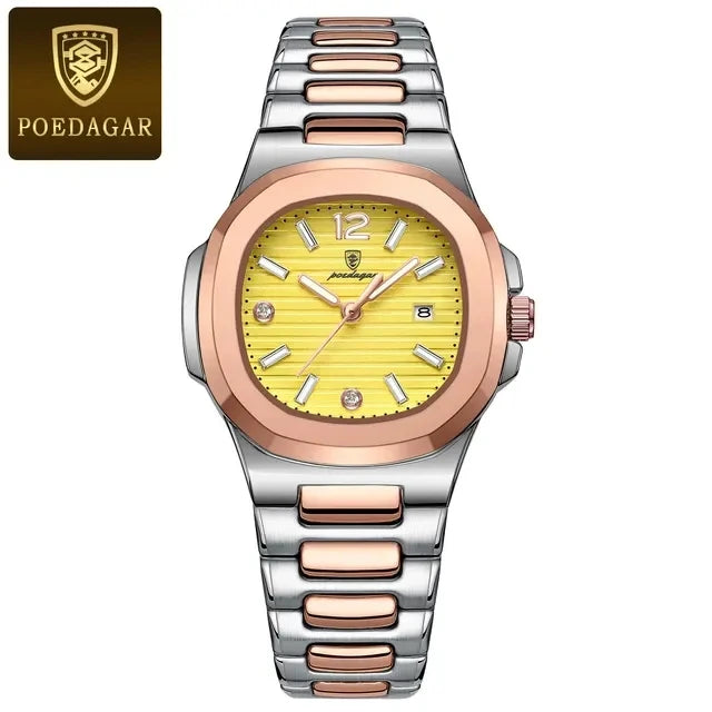 POEDAGAR Luxury Woman Watch Sports Quartz Ladies Watch for Women Waterproof Luminous Female Clock Dress Women's Watches 708