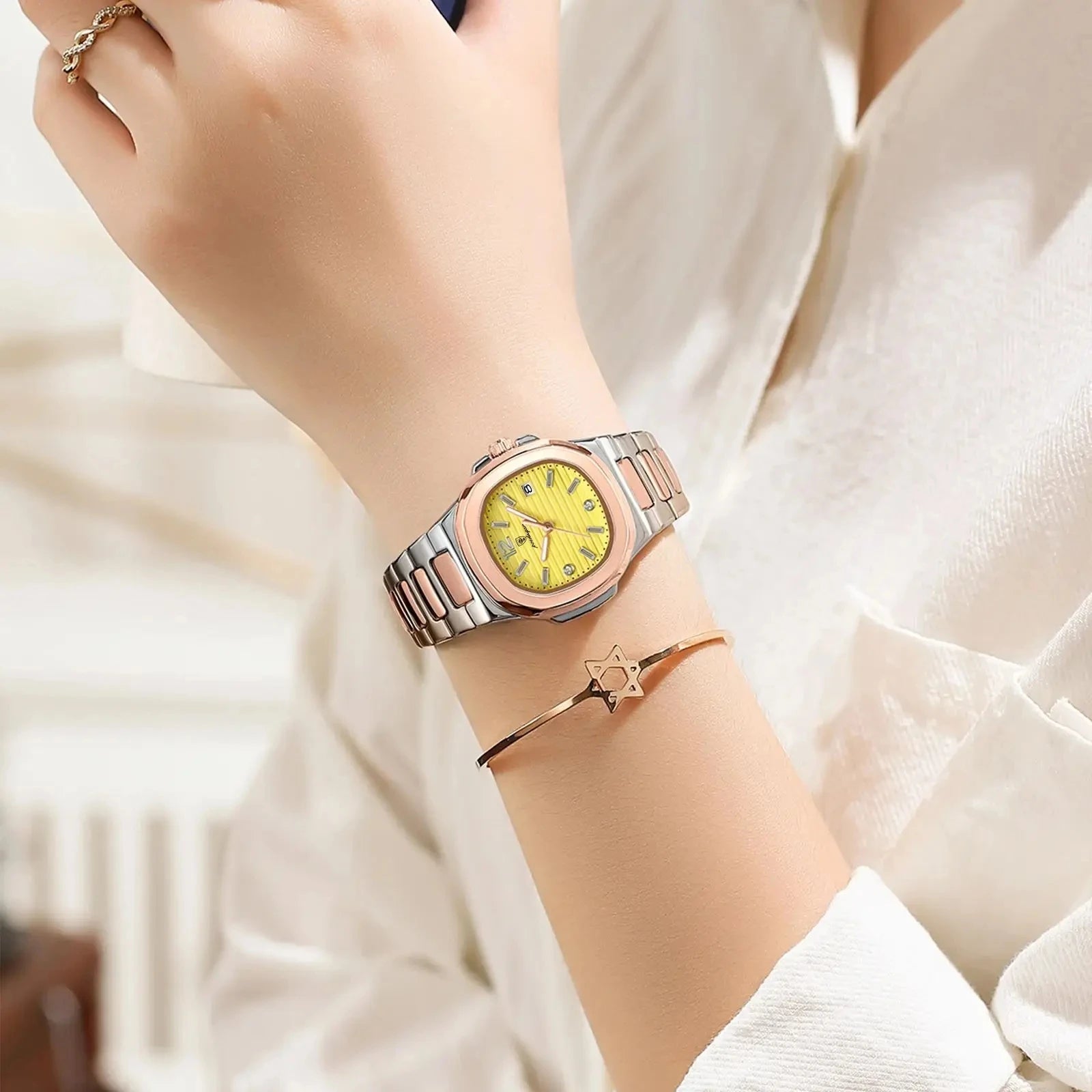 POEDAGAR Luxury Woman Watch Sports Quartz Ladies Watch for Women Waterproof Luminous Female Clock Dress Women's Watches 708