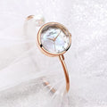 IBSO Adjustable Women Bracelets Ladies Watch Quartz Pearl Wristwatch Watch Women Luxury Elegant Ladies Accessory Lover Watches