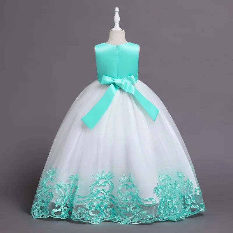Children's Princess Korean Version Pompadour Female Wer Child Wedding Dress Kindergarten Costume for Children