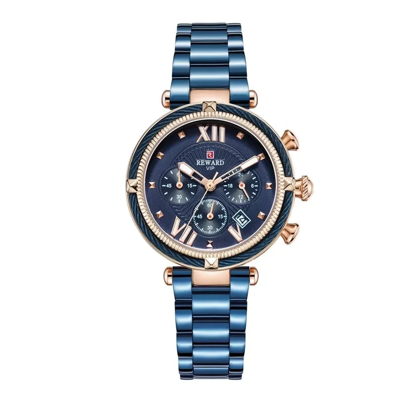 REWARD 63084 RD63084L Waterproof Stainless Steel Strap Women Luxury Quartz Watches Luminous Clock Ladies Watch for Party Gifts