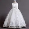 New Princess Summer Lace Bridesmaid Party Dress Flower Costume Kids Dresses for Girls Wedding Dress Vestido