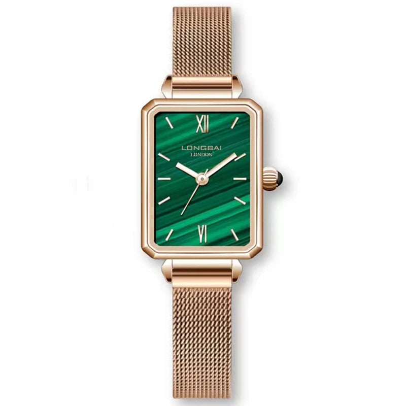 High Quality Fashion Sunray Ladies Watch Luxury Stainless Steel Mesh Band Quartz Watches for Women