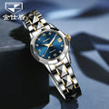 JSDUN Fashion Fashion Womens Watch New Waterproof Ladies Watch High Quality Tungsten Steel Automatic Mechanical Watches for Women