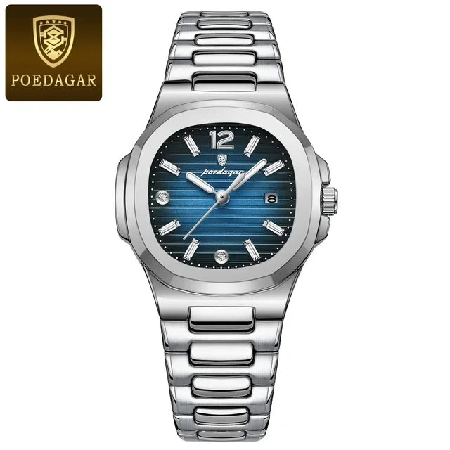 POEDAGAR Luxury Woman Watch Sports Quartz Ladies Watch for Women Waterproof Luminous Female Clock Dress Women's Watches 708