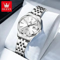 OLEVS 5598 Original Quartz Japan Movt Light Luxury Surface Ladies Watch Stainless Steel High Hardness Costing for Women Watches