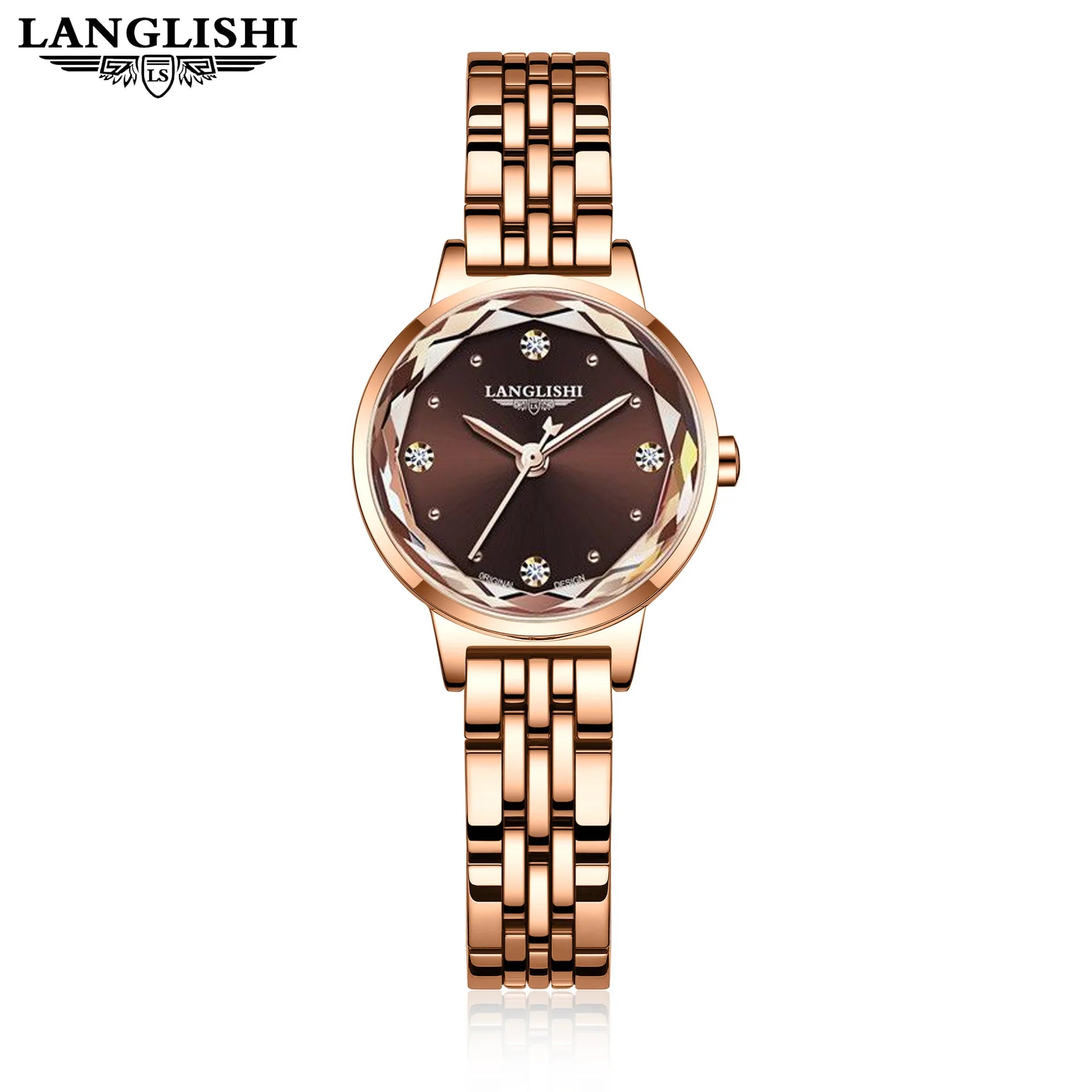 POEDAGAR Ladies Watch 610 Student Fashion Quartz Womens Watches Diamond Jewelry for Women Bracelet Wristwatch Gift Montre Femme