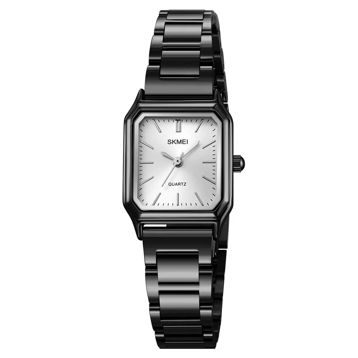 Skmei 2237 Ladies Watch Stainless Steel Strap Wristwatch Leisure Style Minimalist Fashion Japan Quartz Square Watches for Women