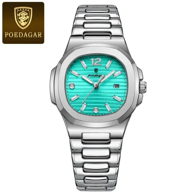 POEDAGAR Luxury Woman Watch Sports Quartz Ladies Watch for Women Waterproof Luminous Female Clock Dress Women's Watches 708