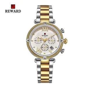 REWARD 63084 RD63084L Waterproof Stainless Steel Strap Women Luxury Quartz Watches Luminous Clock Ladies Watch for Party Gifts