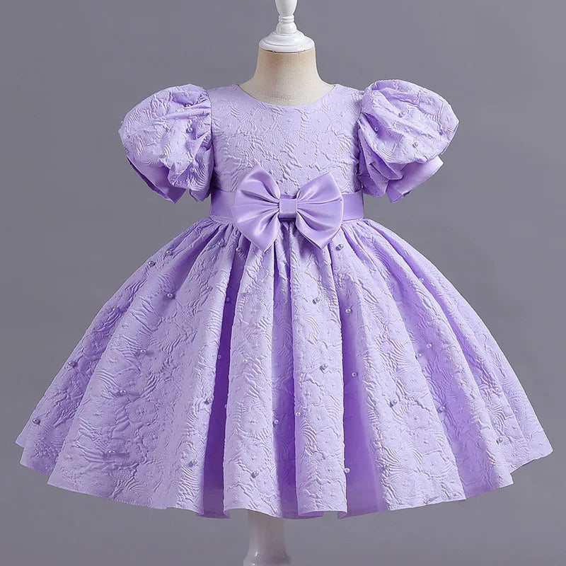 New Kids Dresses for Girls Tutu Princess Children Evening Party Dress Children Flower Girls Wedding Dress Vestido 5 6 7 8 Year