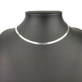 Fashion  Blade Chain on Neck Choker Necklace Women Sexy Flat Snake Chain Jewelry Gift Clavicle Necklace
