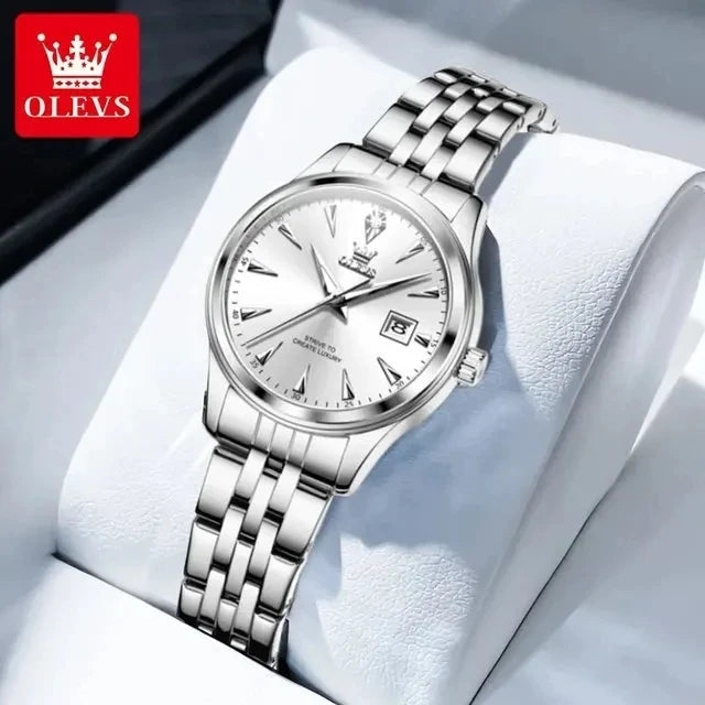 OLEVS 5598 Original Quartz Japan Movt Light Luxury Surface Ladies Watch Stainless Steel High Hardness Costing for Women Watches