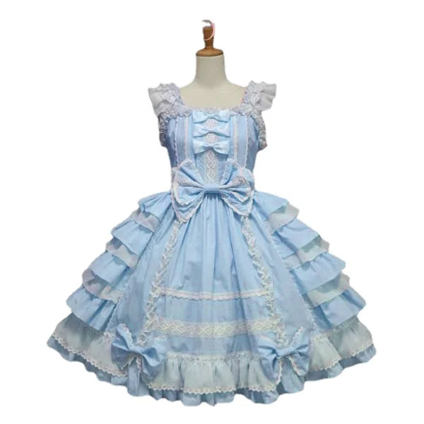 Classical Maid Cosplay Costumes Lolita  Princess Girl Plus Size Apron Maid Outfits Anime Pink Cute Girl Party Princess Dress