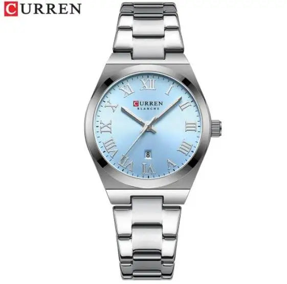 CURREN 9095 Women Watches Romantic Girlfriend Gift Fashion Gold Stainless Stain Steel Ladies Watch Waterproof Quartz Wristwatch