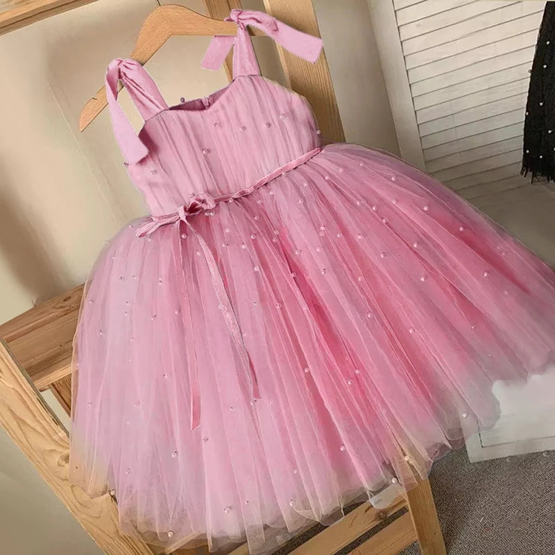 1-5 Years Baby Black Swan Prinsess Dress Girls Birthday Party Dresses Kids Christmas Children Sleeveless Tulle Tutu Clothings