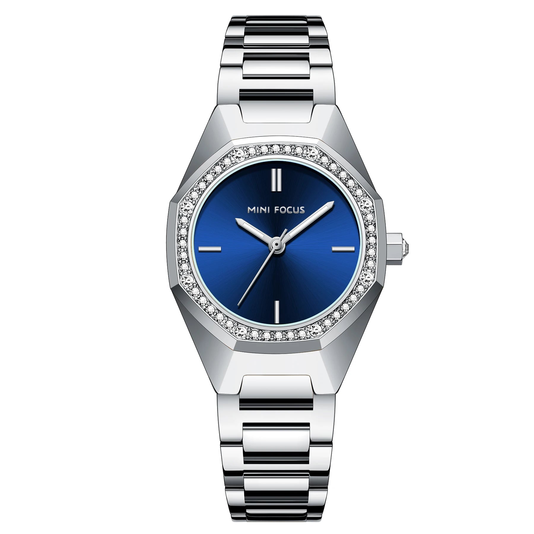 Hot Sale Mini Focus Gold Plating Quartz Woman Watches Jam Tangan Wanita Cheap Wristwatches for Women Pretty Diamond Ladies Watch