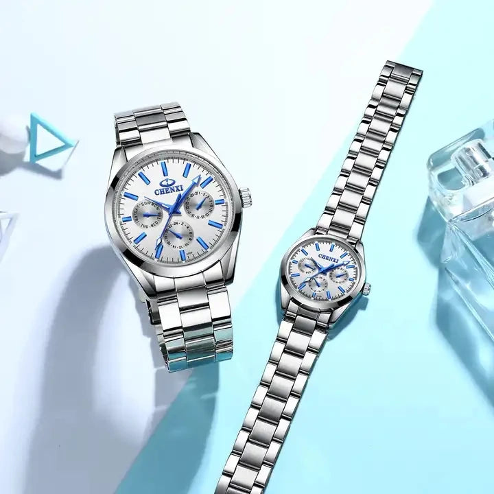 CHENXI 006 New Fashion Women Watch Stainless Steel Rhinestone Ladies Watch Simple Casual Women Quartz Wrist Watch Ches